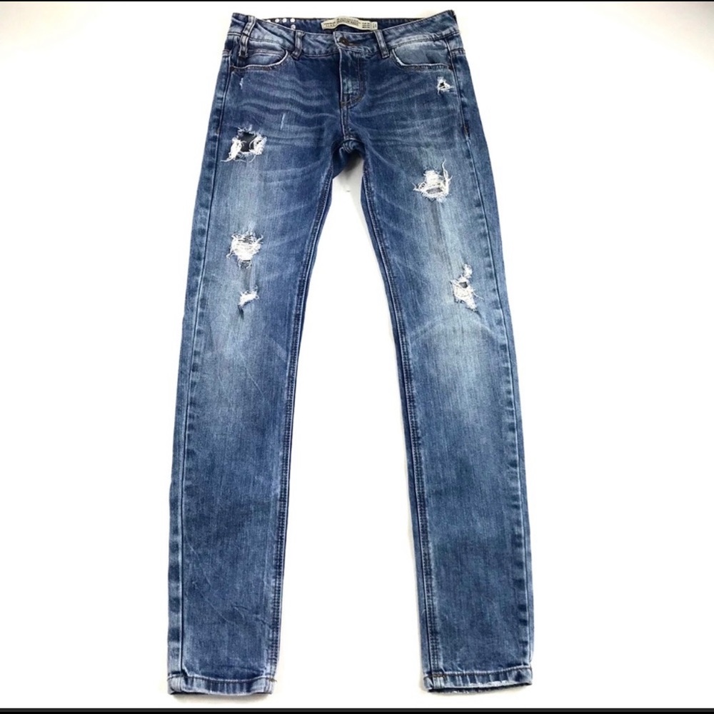 Zara Distressed Jeans REPOSH